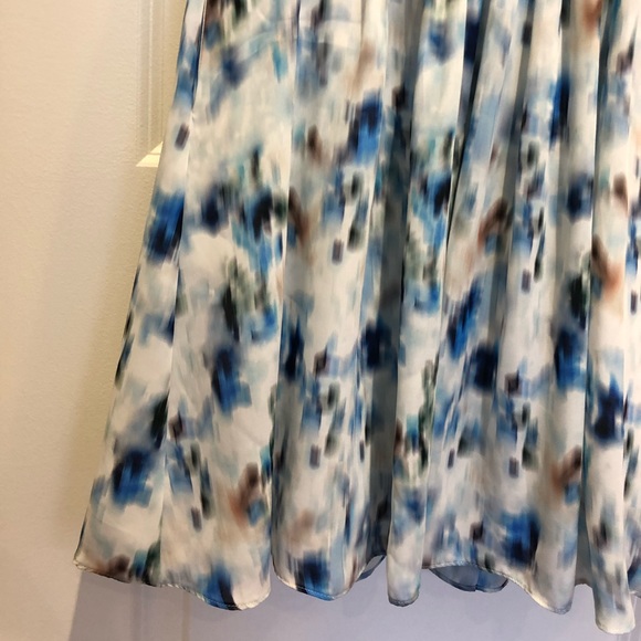 ✨SOLD✨ Stunning Reiss Giselle Watercolour Printer Dress - Picture 2 of 11